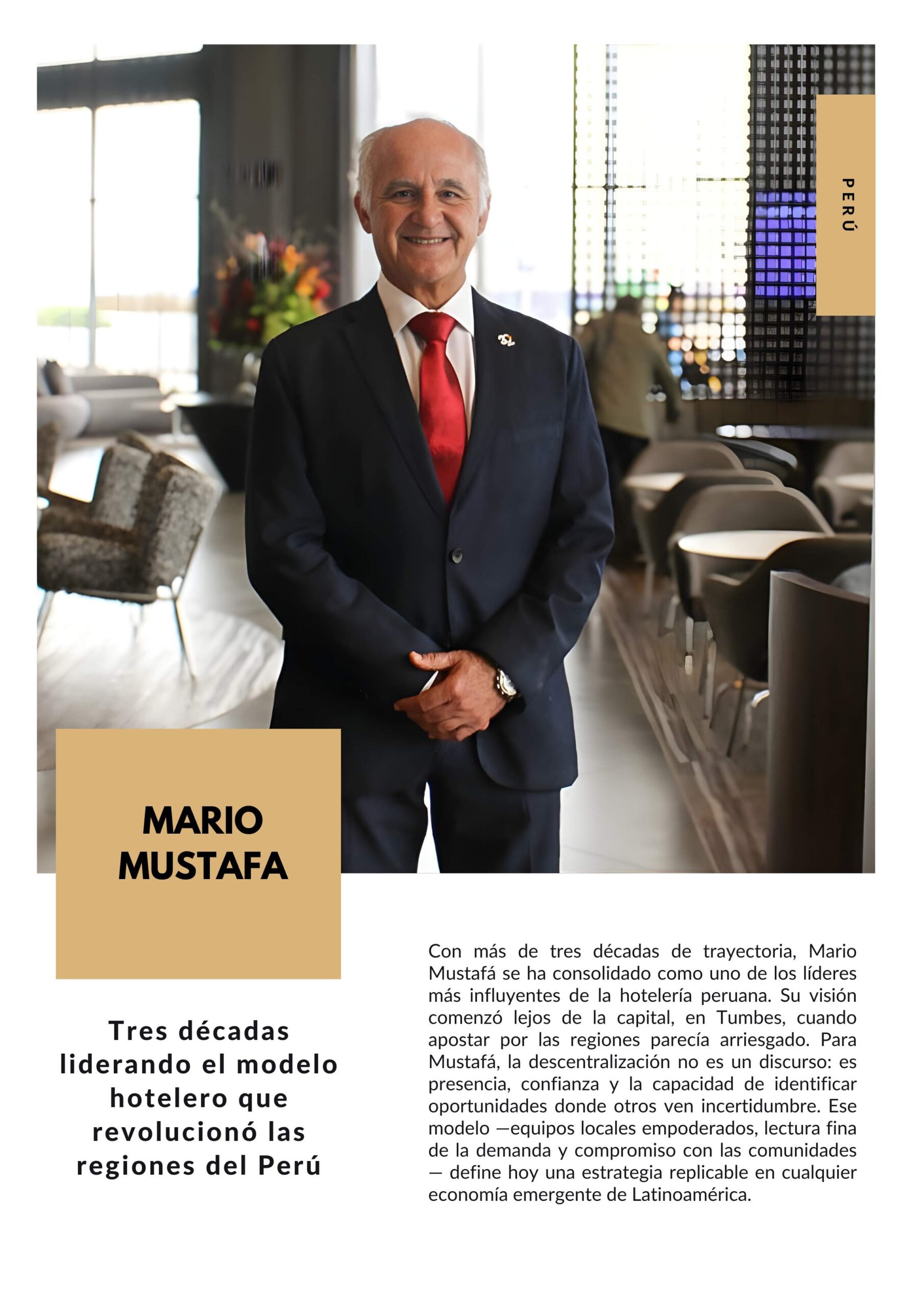 Mario Mustafá: Liderazgo con Visión  y los 30 Años de Hoteles Costa del Sol