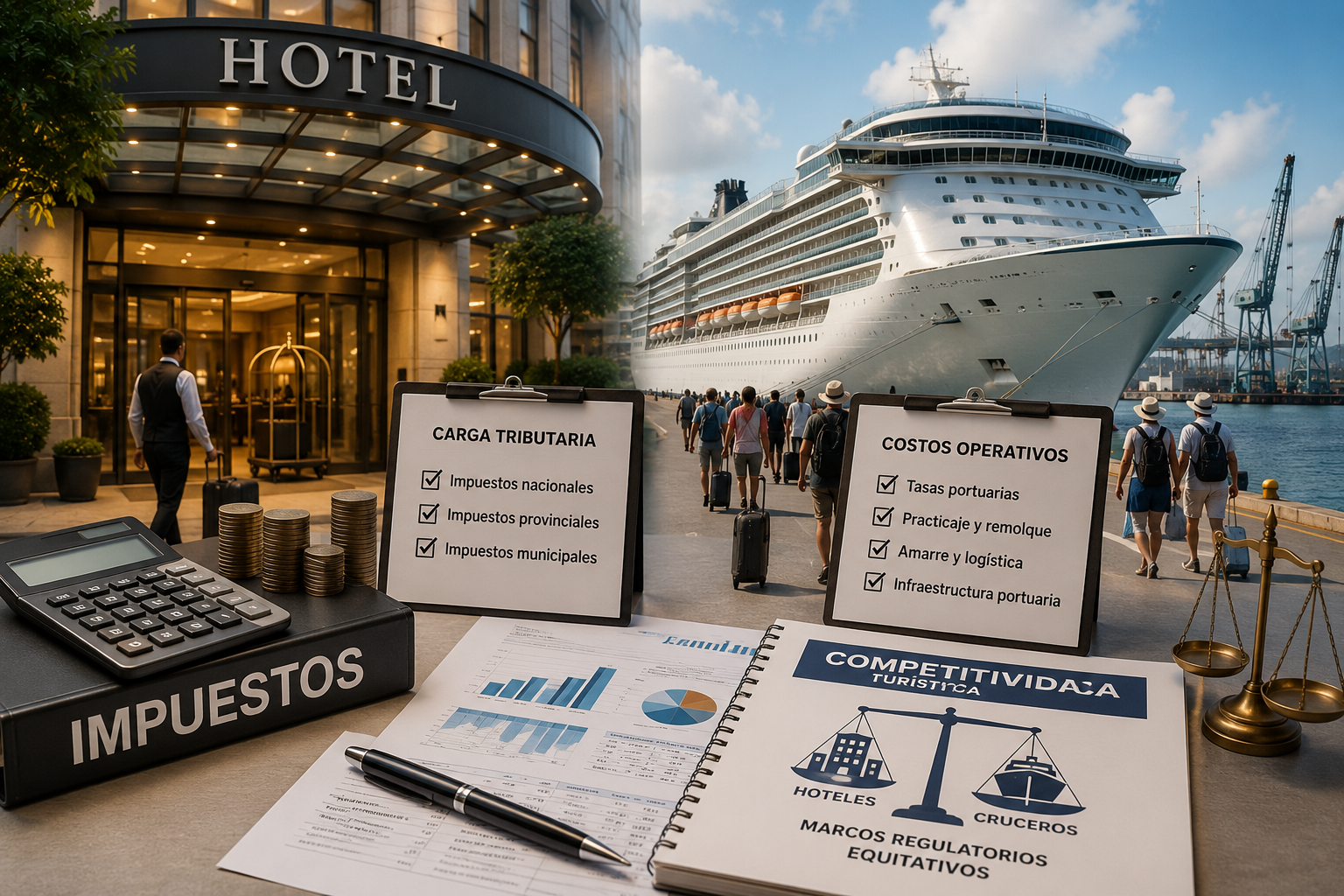 Hoteles y cruceros operan con reglas fiscales distintas pese a competir en el turismo