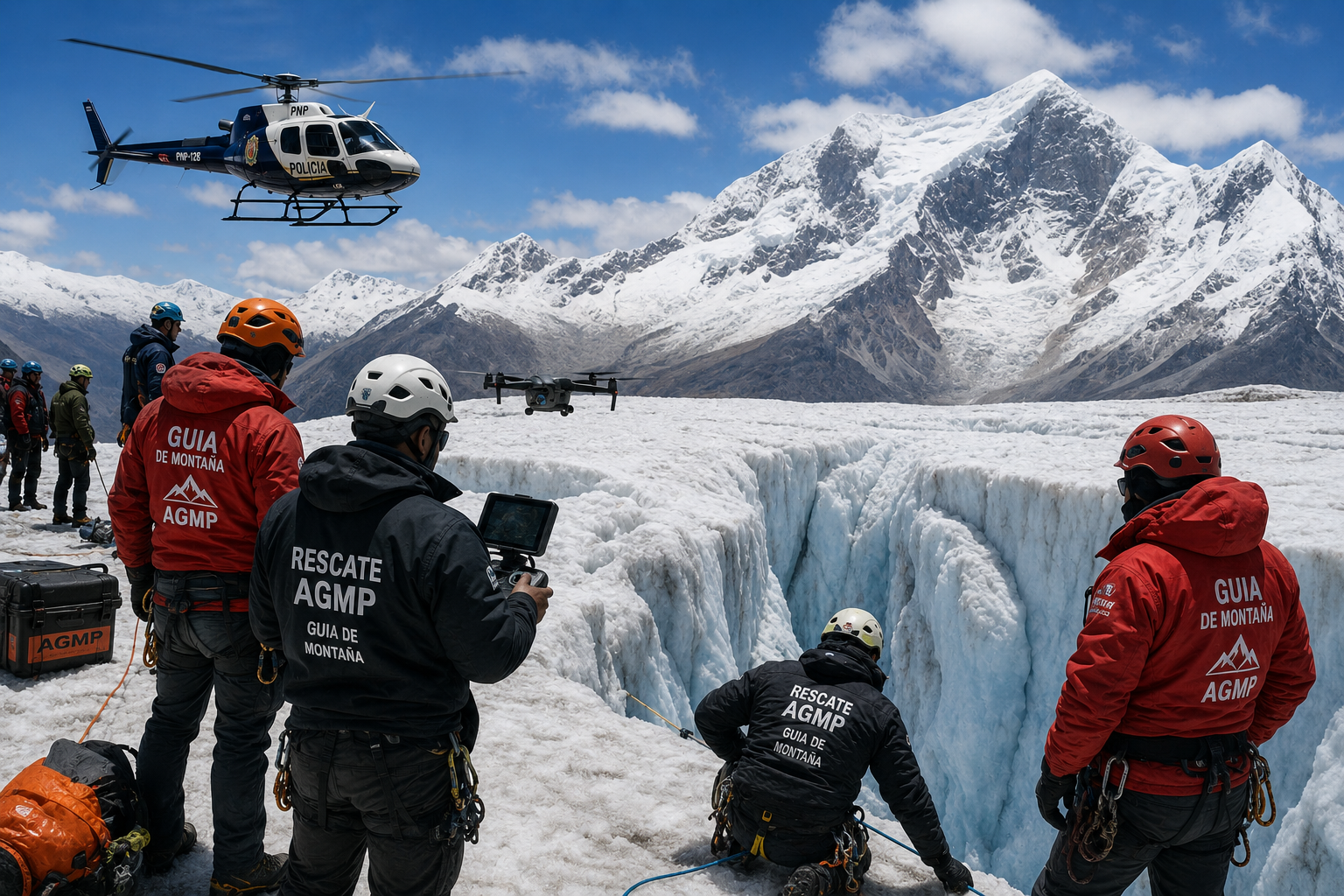 Localizan a tres montañistas desaparecidos en el Huascarán, pero el rescate enfrenta serias dificultades