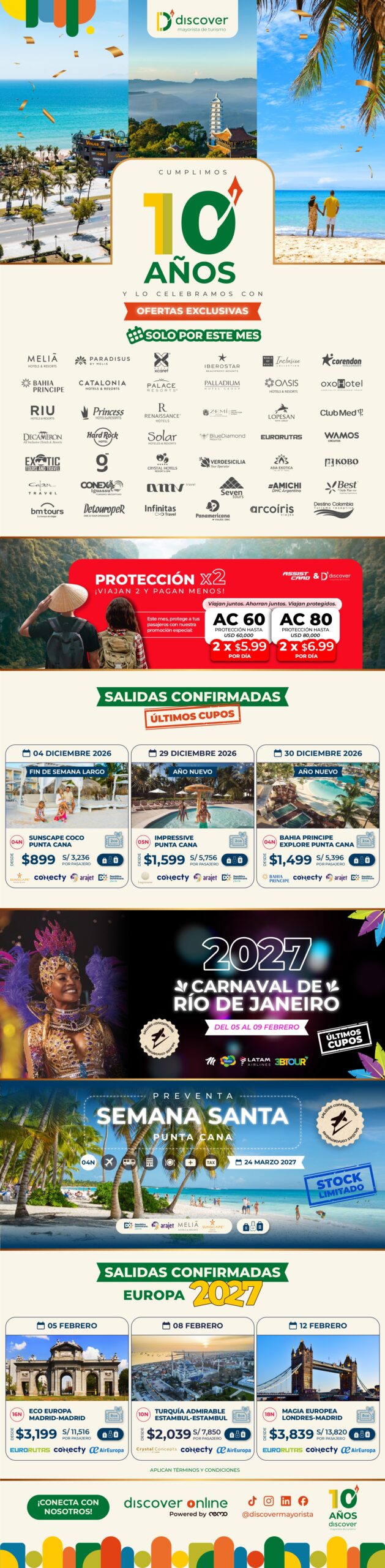 Discover Mayorista Celebra 10 Años Con Nuevas Salidas Confirmadas Y Ofertas Para El Trade Turístico