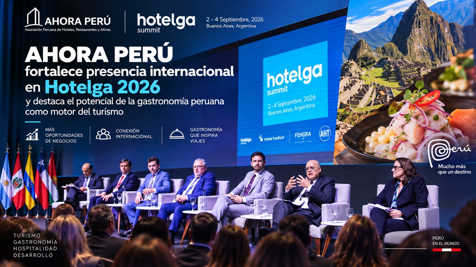 AHORA PERÚ Fortalece Su Presencia Internacional En Hotelga 2026 Y Posiciona La Gastronomía Como Motor Del Turismo