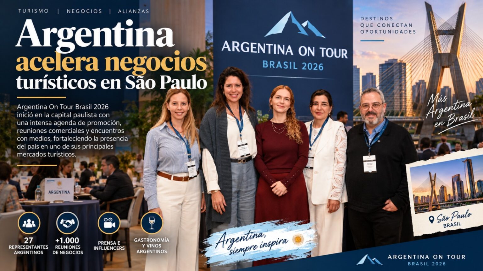 Argentina acelera negocios turísticos en São Paulo
