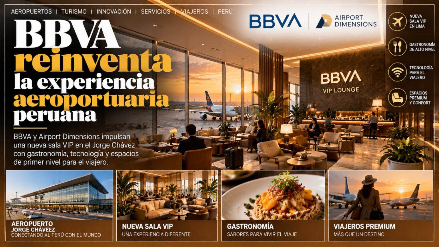 BBVA reinventa la experiencia aeroportuaria peruana