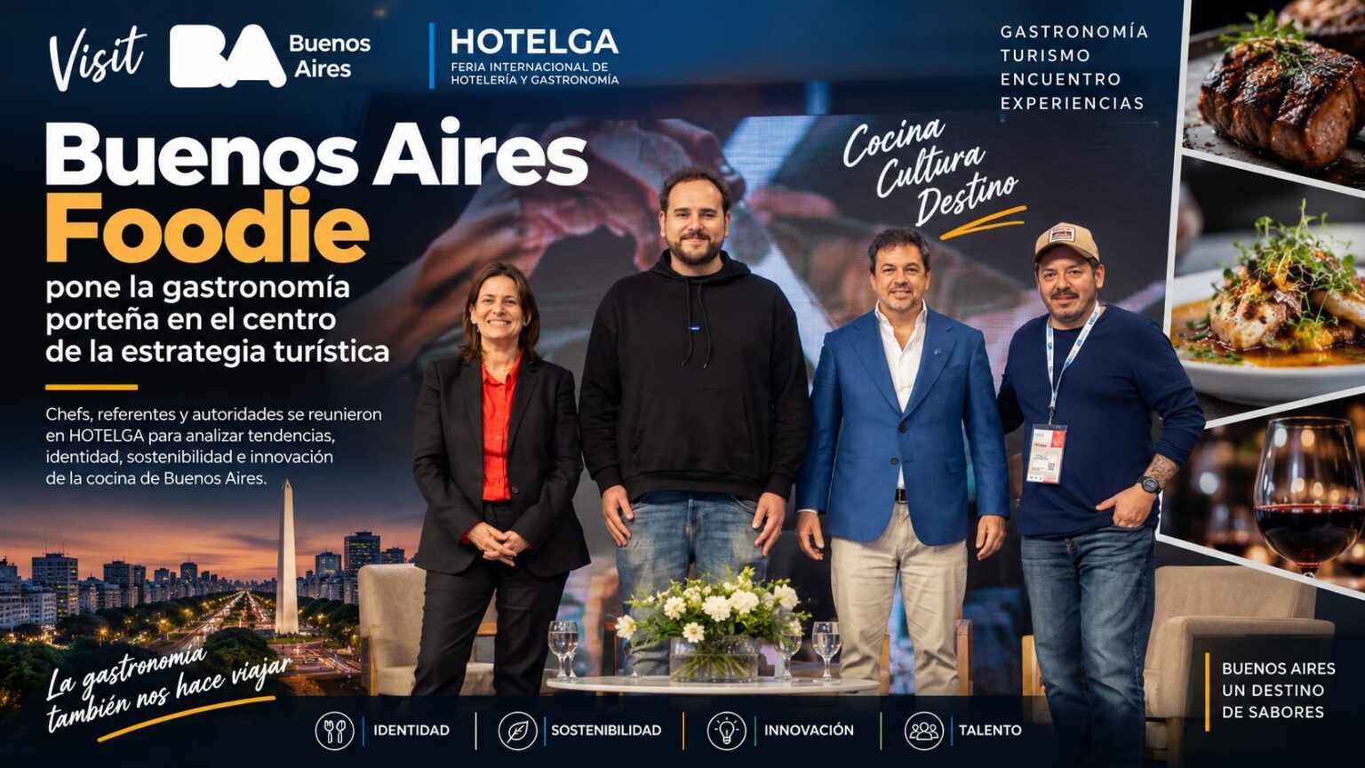 Buenos Aires Foodie pone a la gastronomía porteña en el centro de la estrategia turística