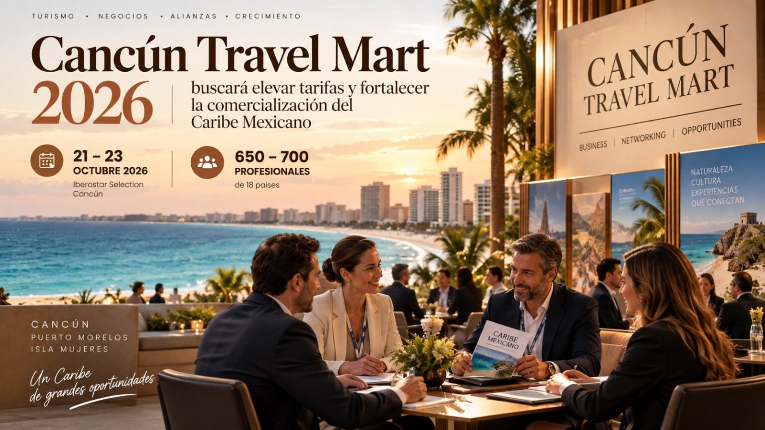 Cancún Travel Mart 2026 Buscará Elevar Tarifas Y Fortalecer La Comercialización Del Caribe Mexicano