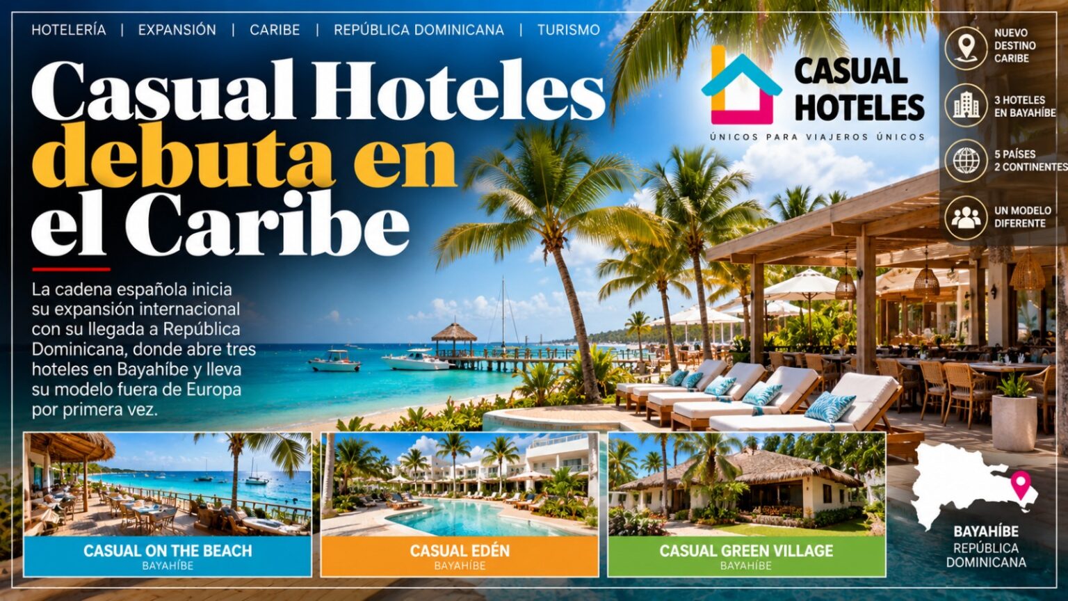Casual Hoteles debuta en el Caribe