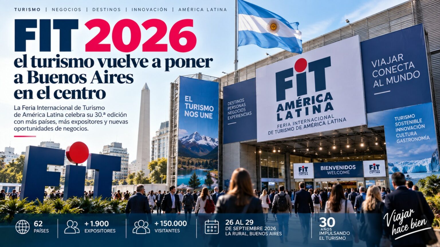 FIT 2026: el turismo vuelve a poner a Buenos Aires en el centro