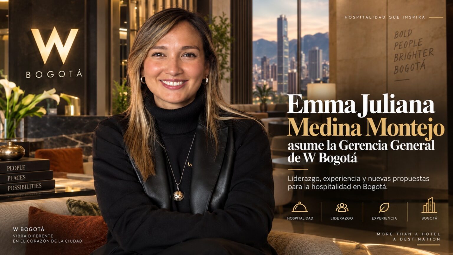 Emma Juliana Medina Montejo asume la Gerencia General de W Bogotá