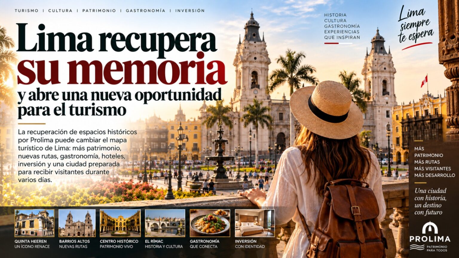 Lima recupera su memoria y abre una nueva oportunidad para el turismo