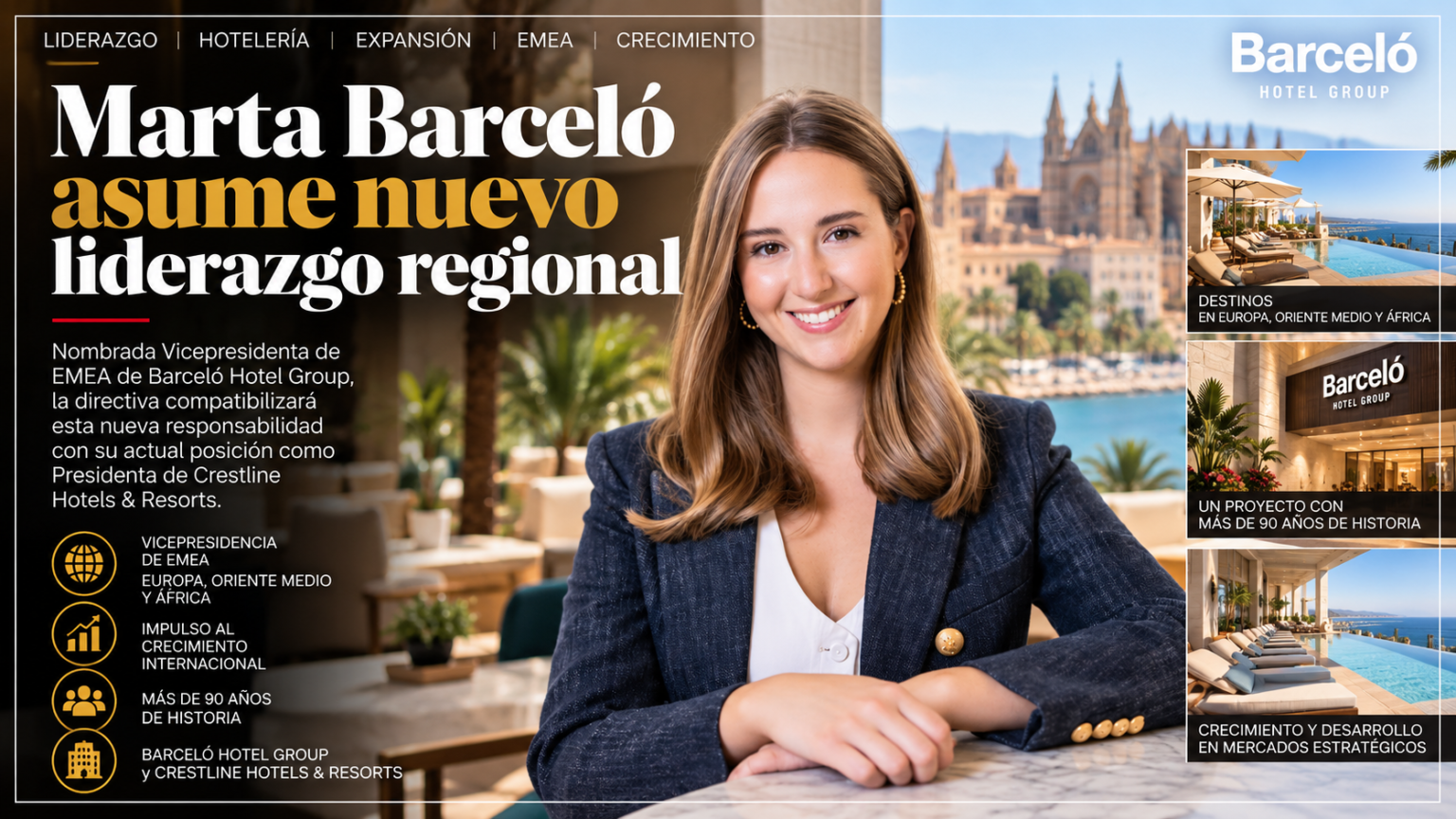 Marta Barceló asume nuevo liderazgo regional