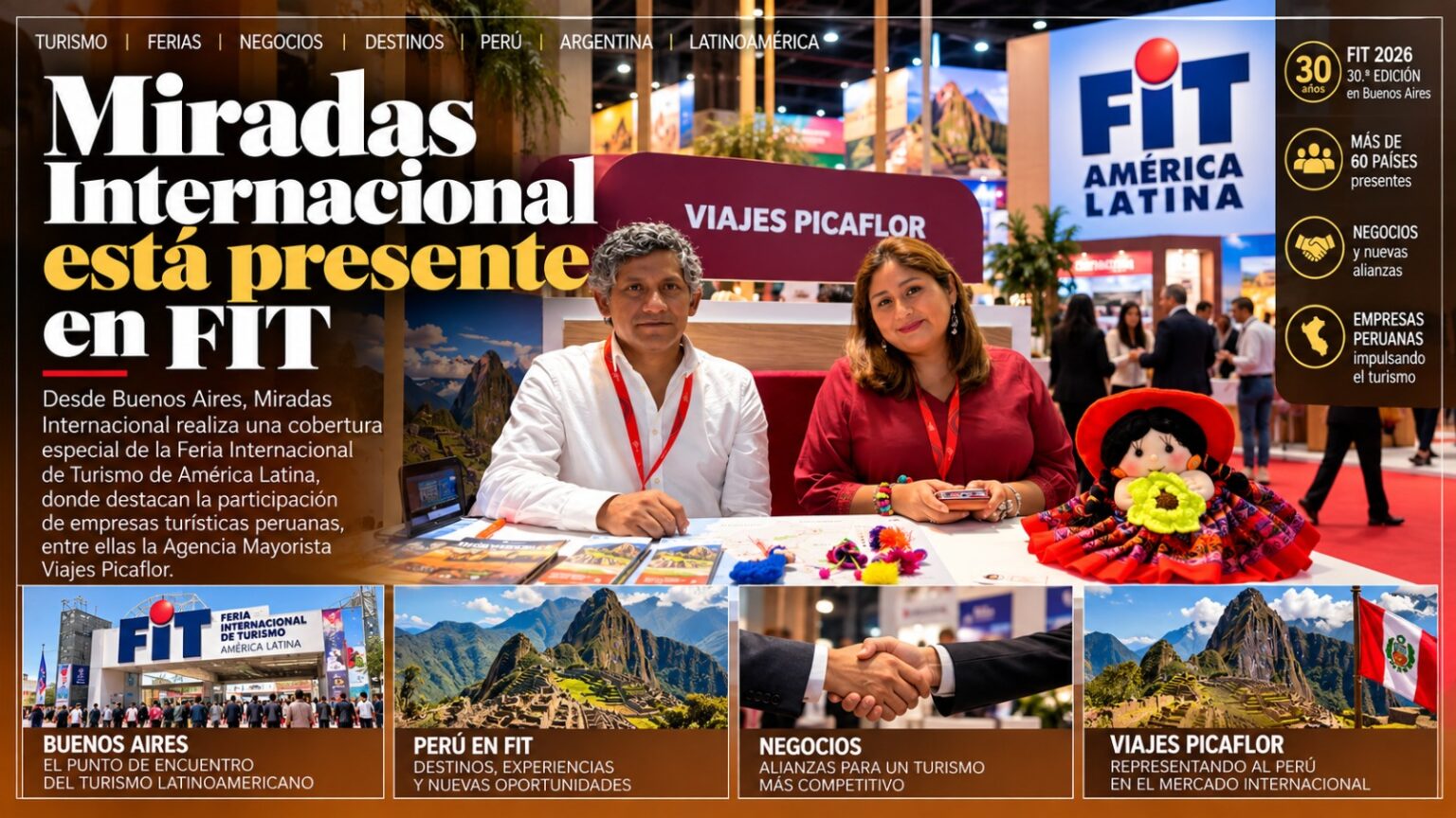 Miradas Internacional está presente en FIT