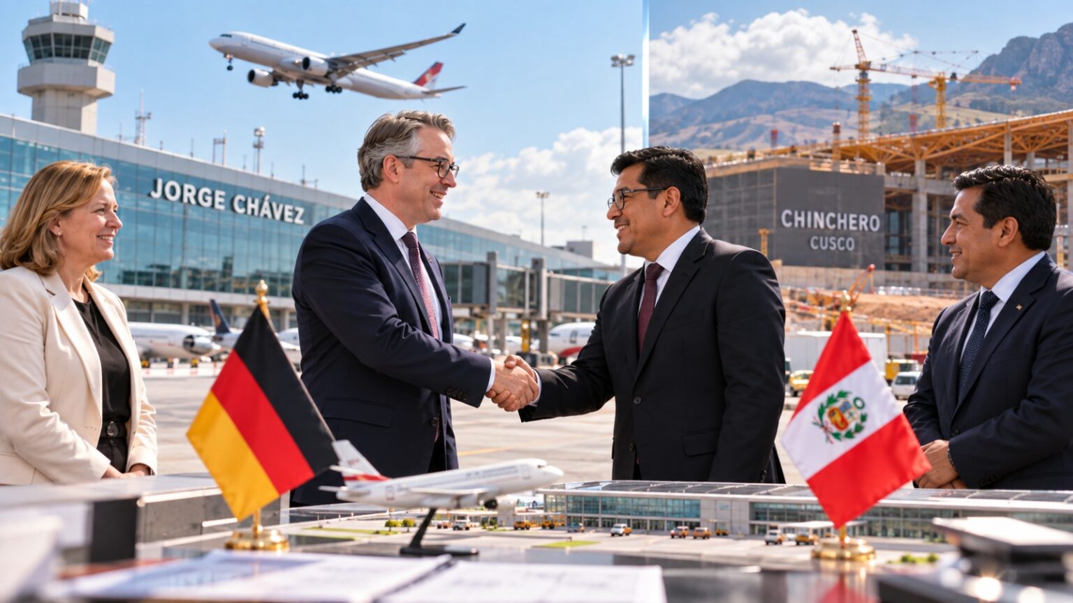 Perú busca inversión alemana para aeropuertos