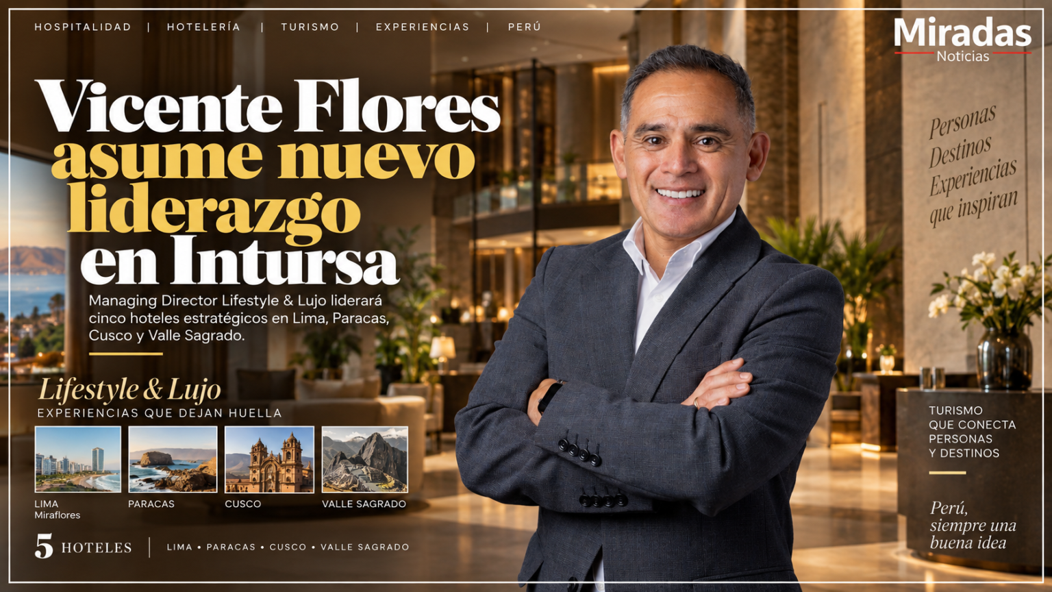 Vicente Flores asume nuevo liderazgo en Intursa