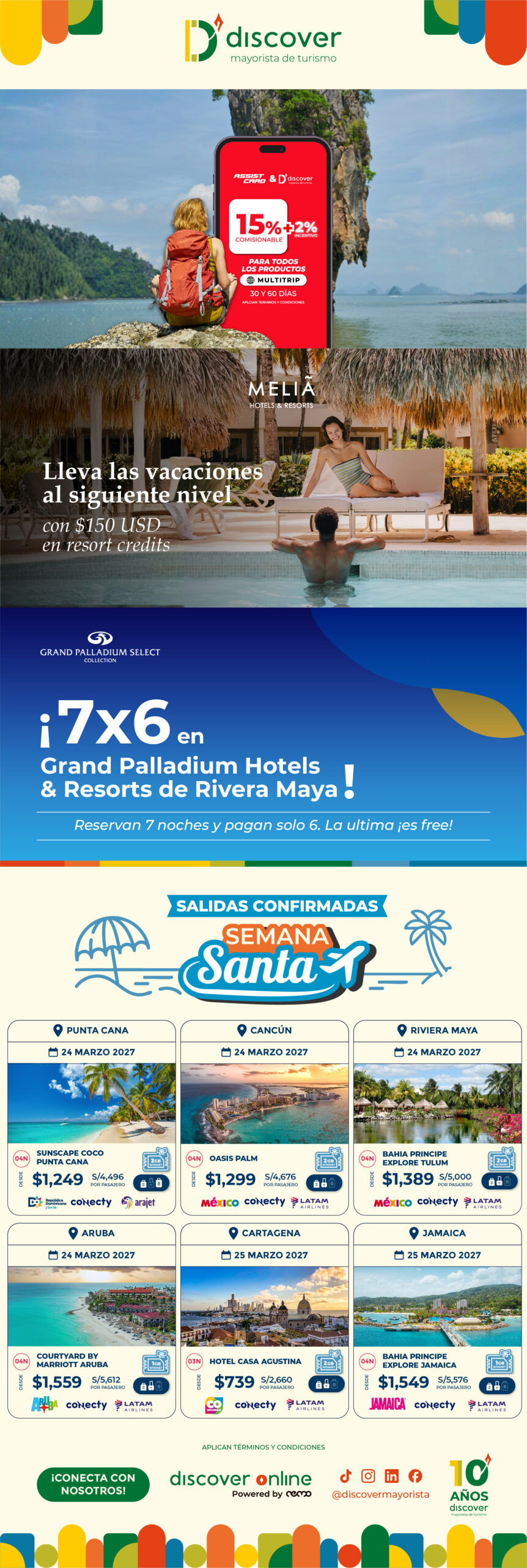 Discover Activa Su Campaña De Semana Santa 2027 Con Salidas Confirmadas Y Beneficios Para Agencias