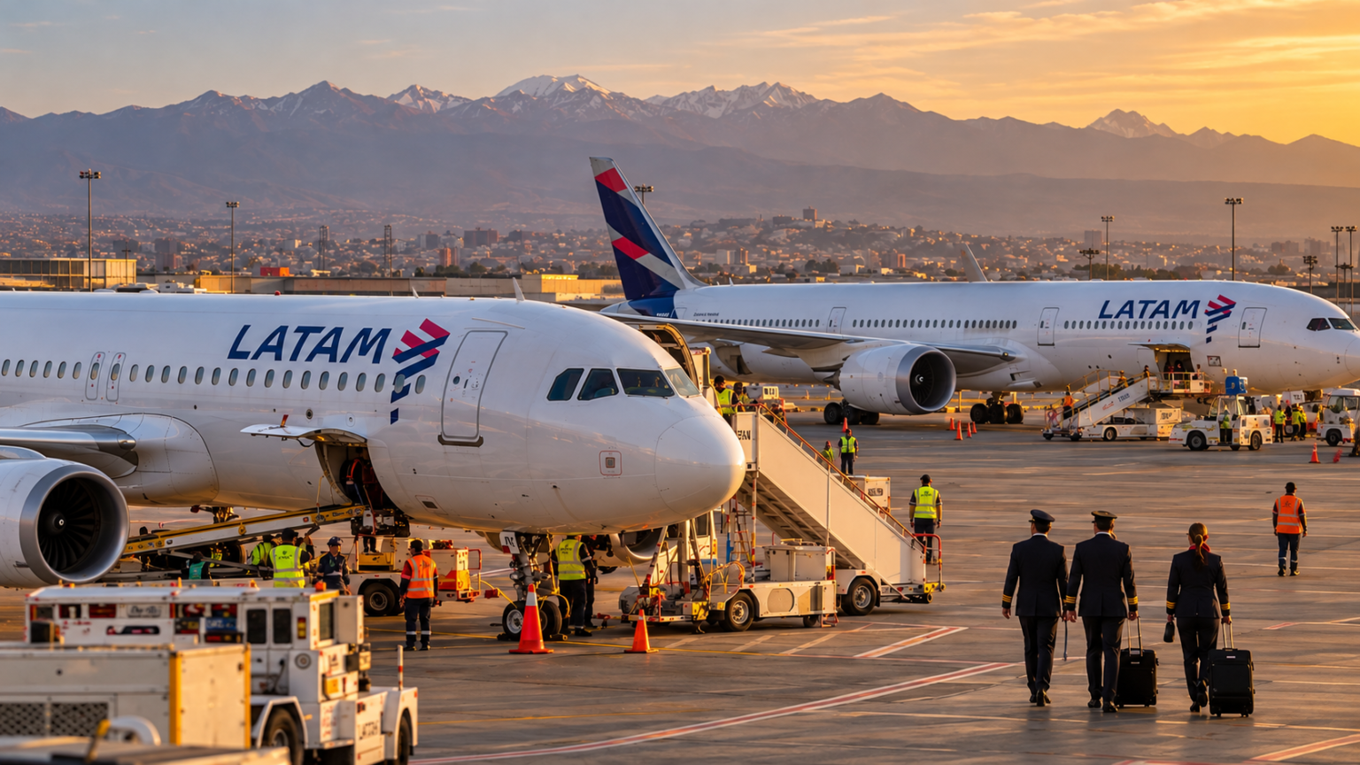 LATAM durante el recorrido de León XIV por Perú