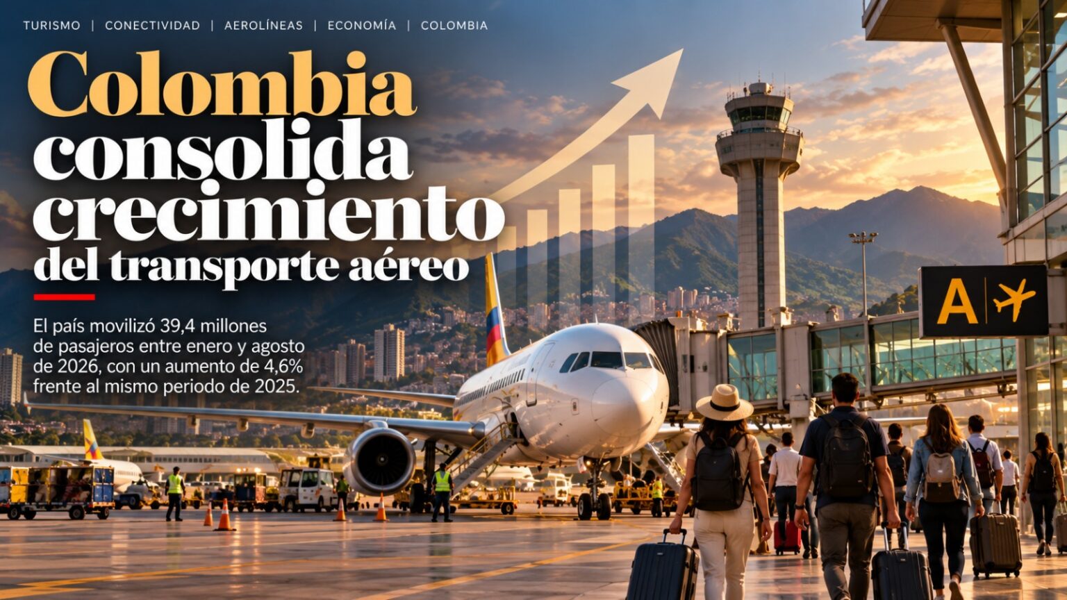 Colombia Consolida Crecimiento Del Transporte Aéreo
