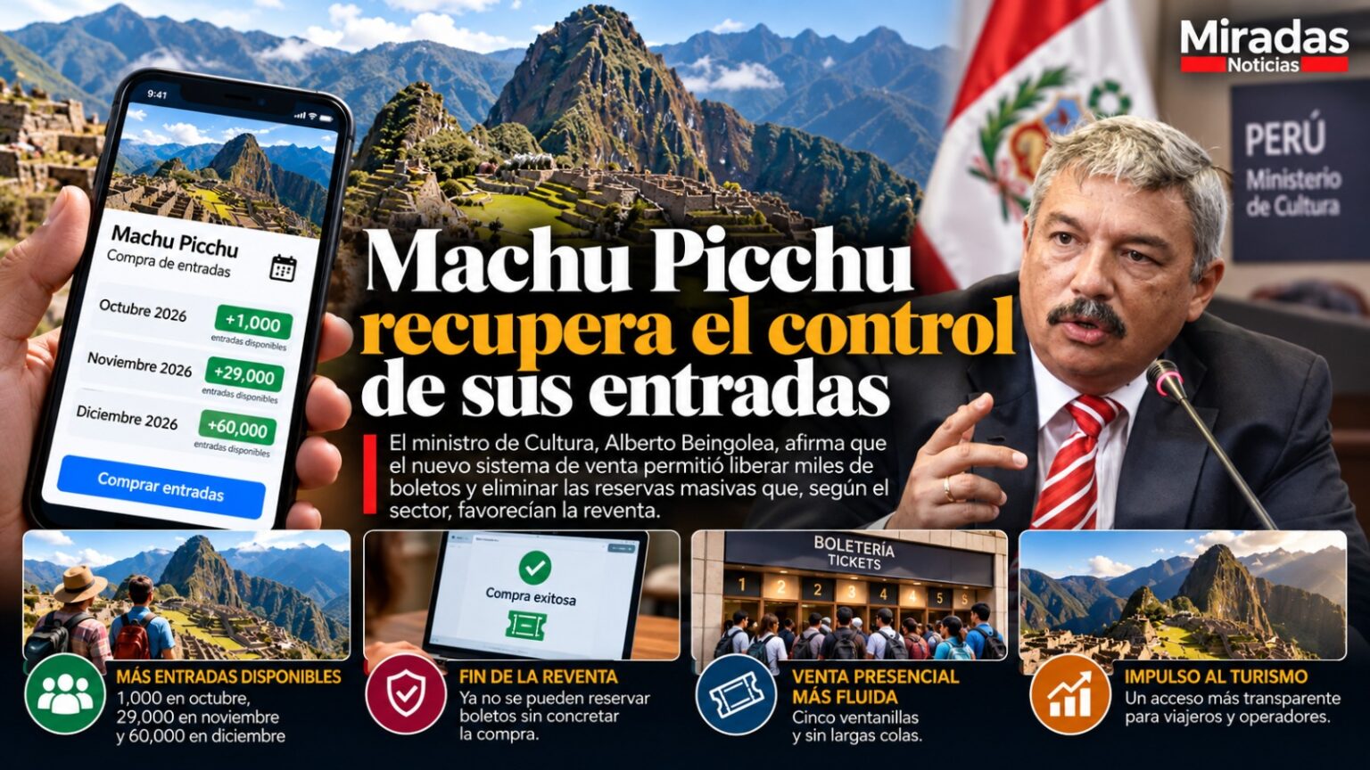 Machu Picchu Recupera El Control De Sus Entradas