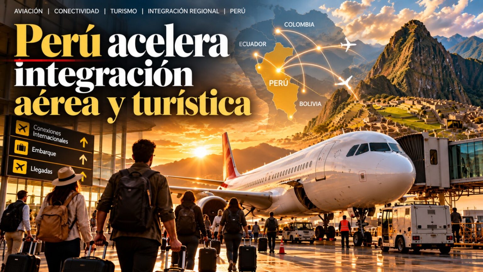 Perú Acelera Integración Aérea Y Turística